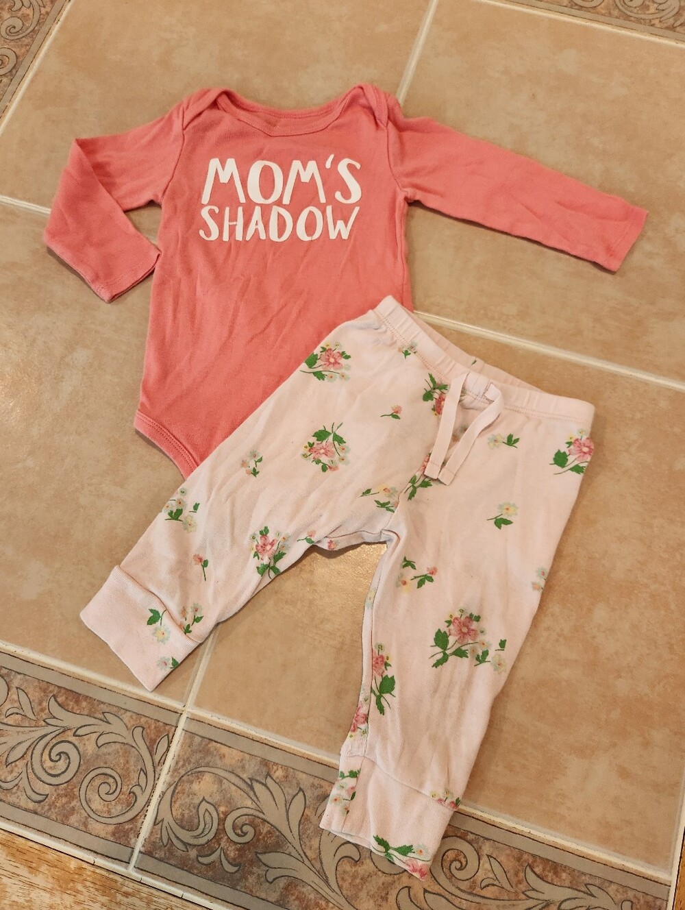 12 Months Girls Mom Outfit